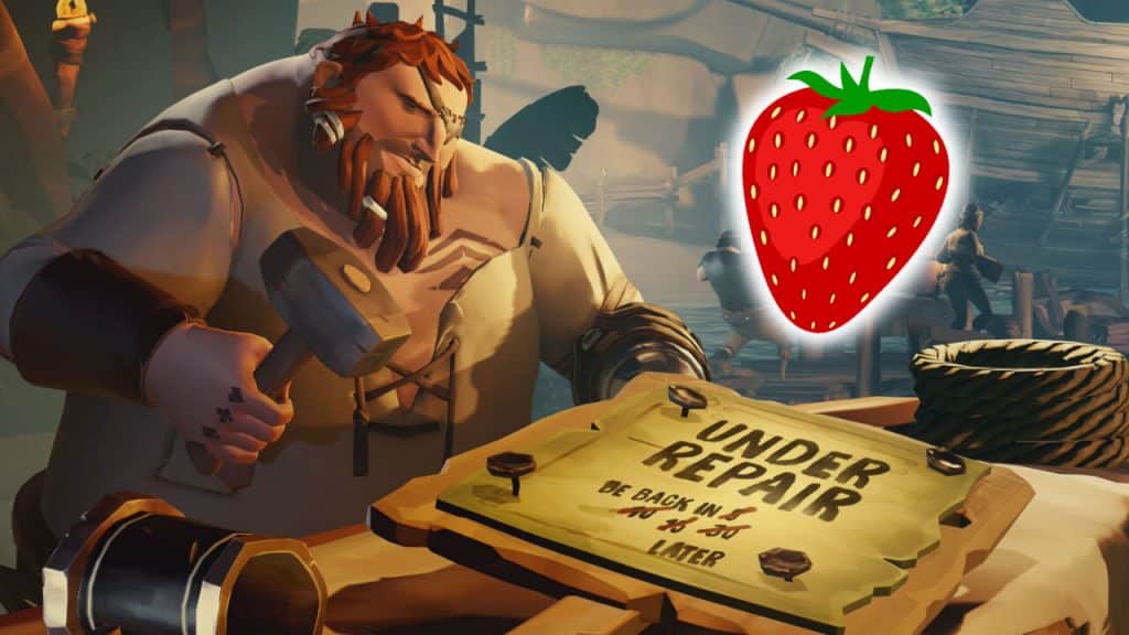 Strawberrybeard error in Sea of Thieves