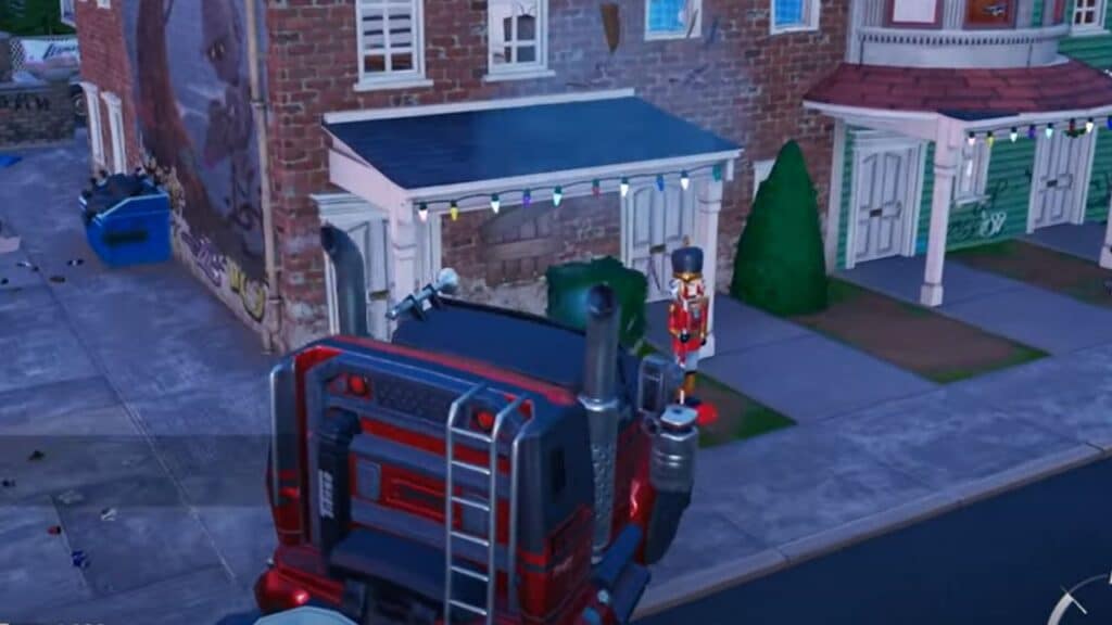 Fortnite Holiday Decorations in Vehicles