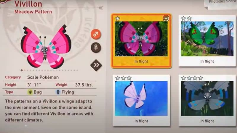 Vivillon in Pokémon Go