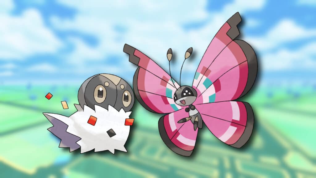 Spewpa and Vivillon in Pokémon GO