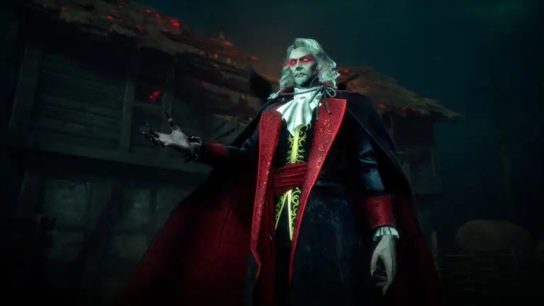 Dracula raises his hand in Dead by Daylight