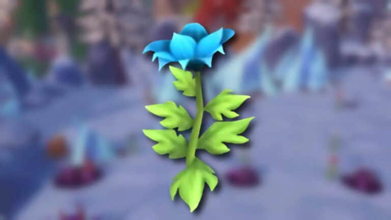 The Blue Passion Lily in Disney Dreamlight Valley