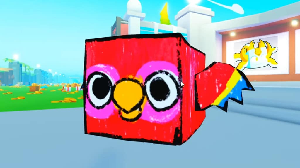 Doodle Parrot in Roblox Pet Simulator X Roblox