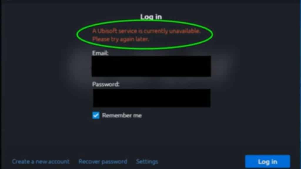How to fix the “A Ubisoft Service Is Currently Unavailable” error
