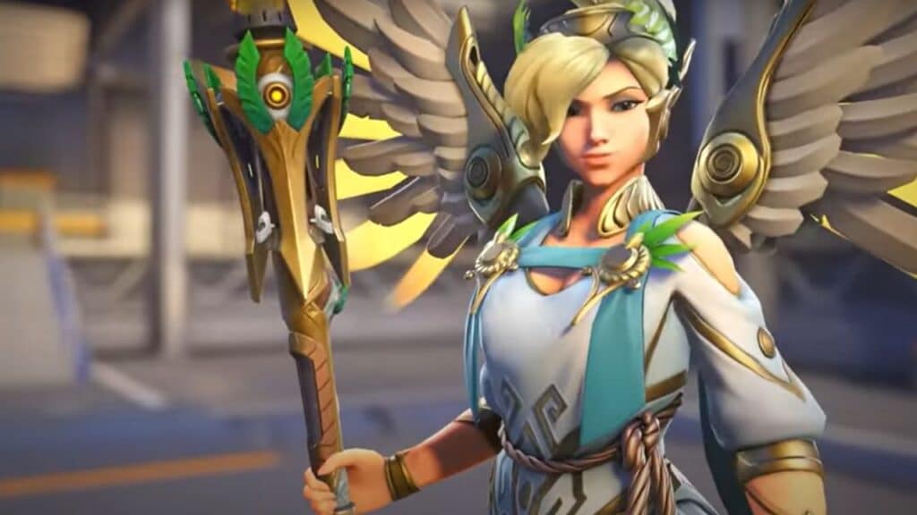 Overwatch Victory Mercy skin