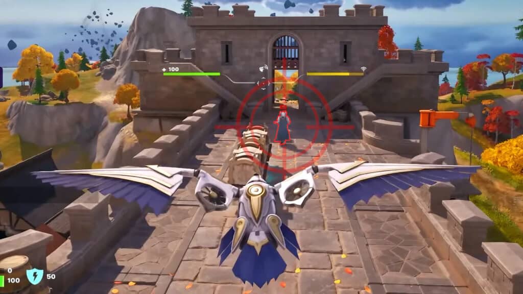 Marking Enemies in Fortnite at The Citadel