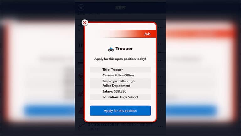 How to Become a Police Officer in BitLife | The Nerd Stash