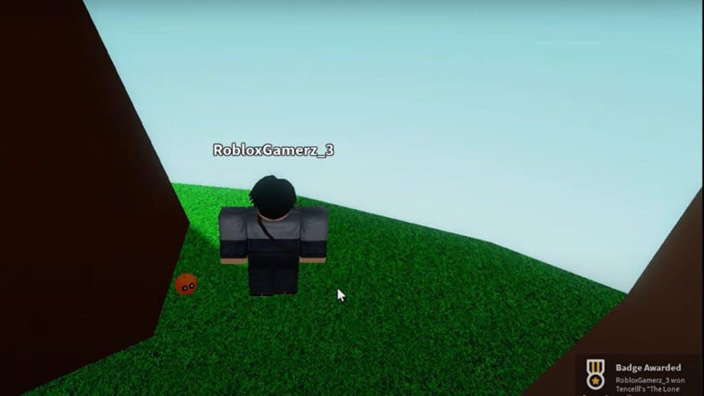 Roblox Lone Orange badge