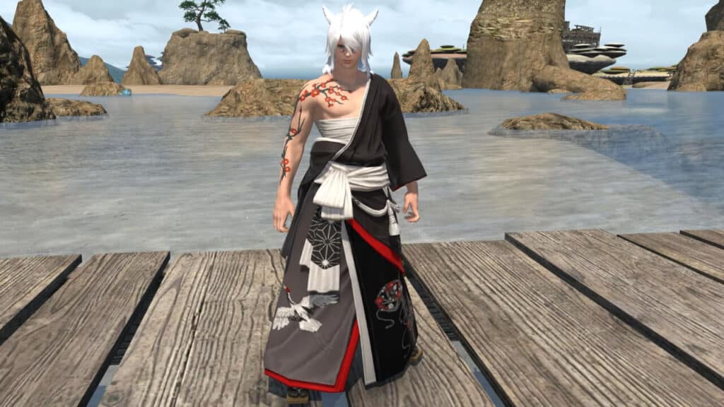 Yakaku Outfit Male Version Sourced from Final Fantasy XIV Content Creator Meoni