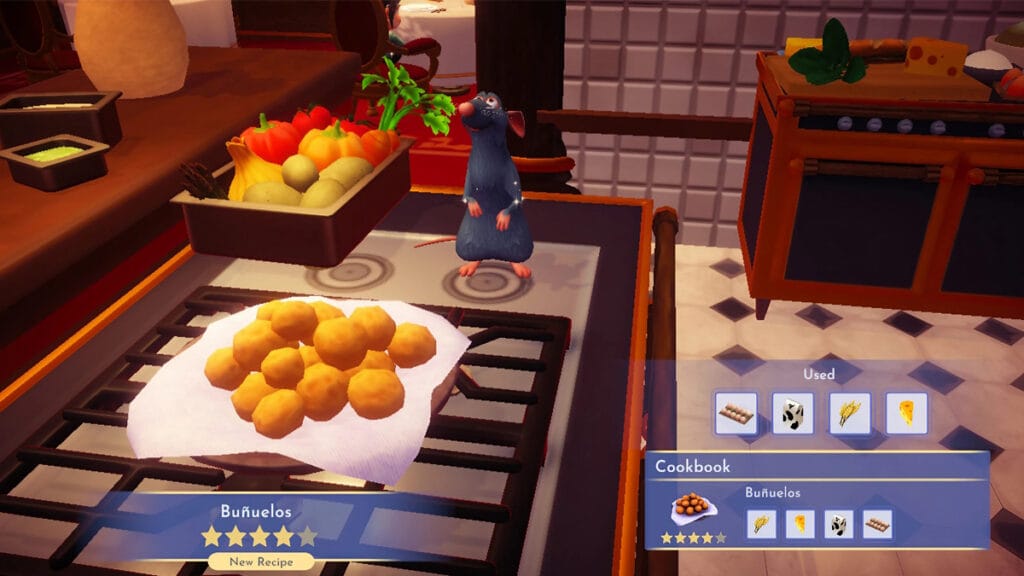 How to make Bunuelos in Disney Dreamlight Valley