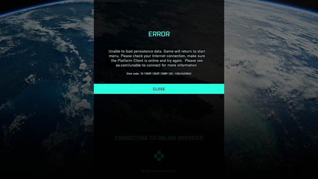 How to Fix Battlefield 2042 Error Code 15 1305p