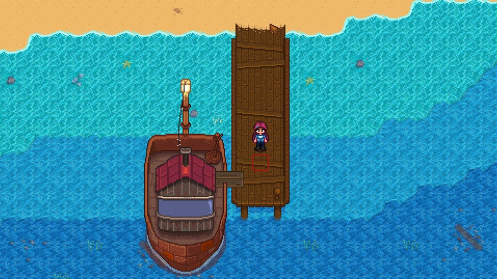 stardew valley dock at ginger island