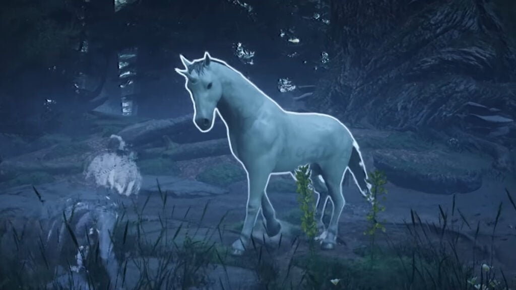 Hazel the Unicorn in Hogwarts Legacy