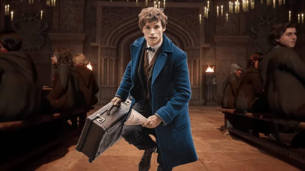 Newt Scamander in Hogwarts Legacy