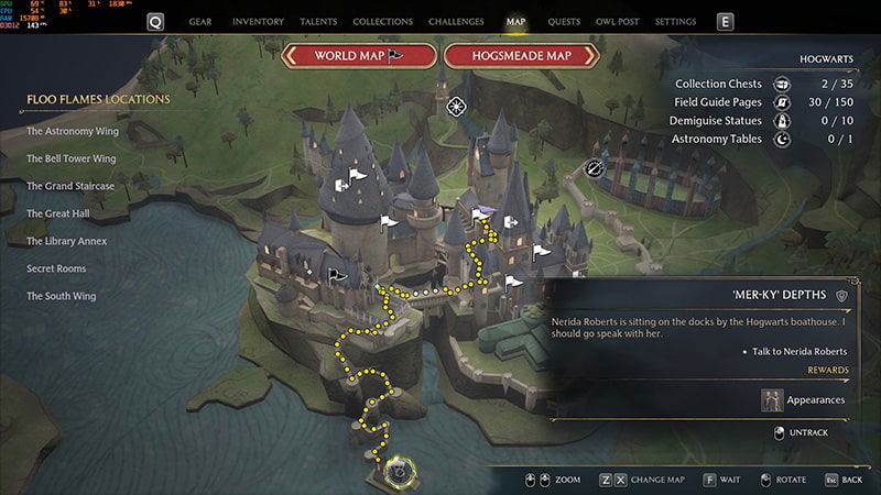 Hogwarts Legacy: How to Complete 'Mer-Ky' Depths Side Quest