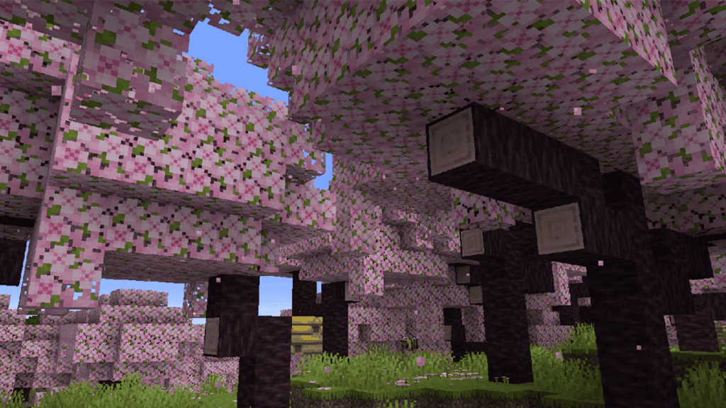 Minecraft 1.20 Cherry Blossom Biome