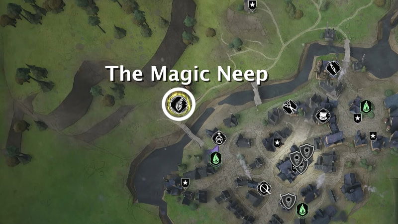 The Magic Neep Map Location in Hogwarts Legacy