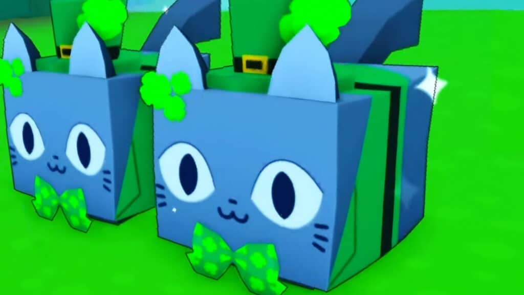 Huge Leprechaun Cat in Pet Simulator X Roblox