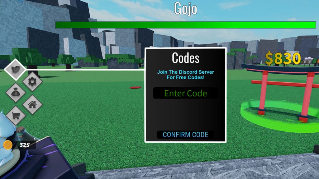 Redeeming Jujutsu Tycoon Codes in Roblox