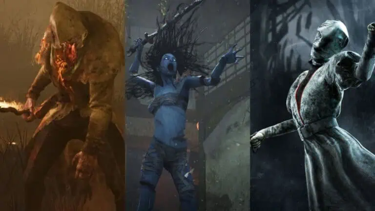 Blight, Spirit, and Nurse in Dead by Daylight