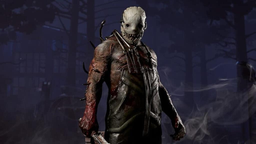 The Trapper poses with his blade in Dead by Daylight