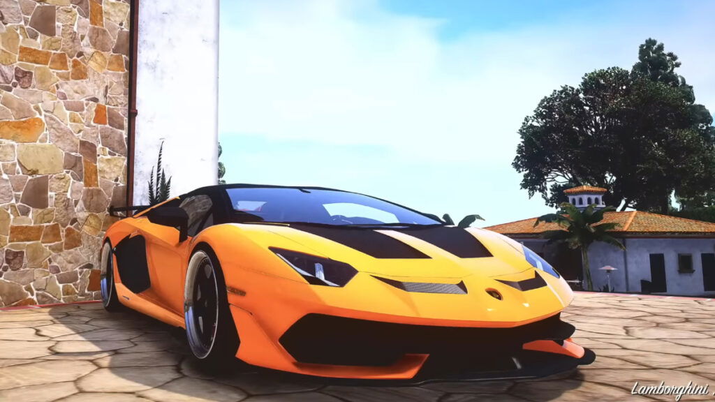 A car parked at the player's house in GTA 5, a game some players return to as they wait for GTA 6's release date