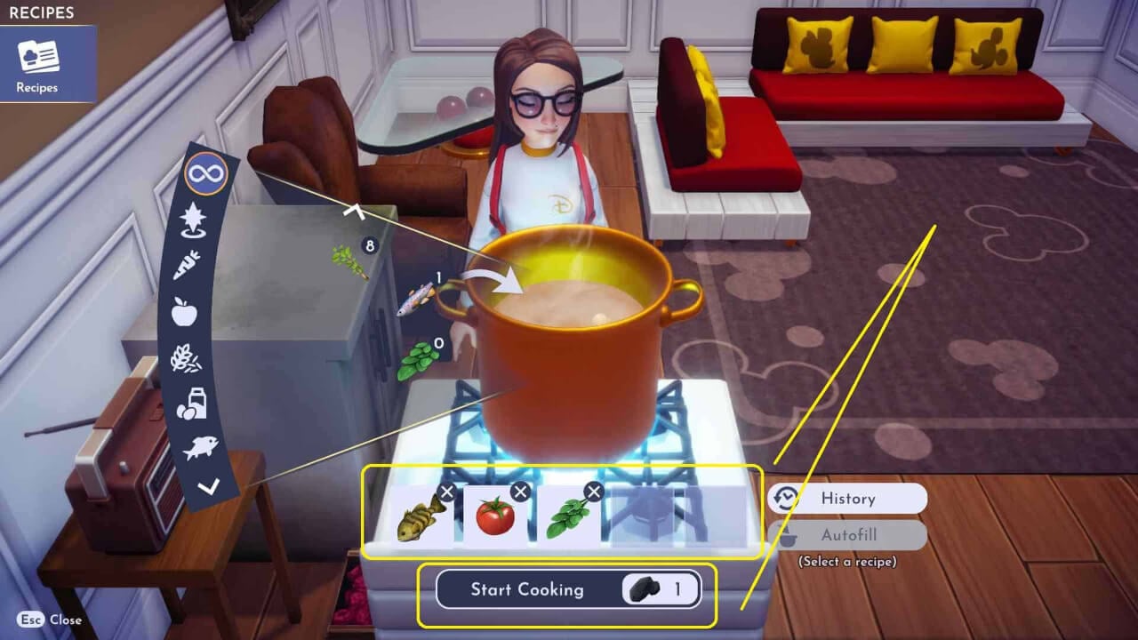 How To Make Ghostly Fish Steak in Disney Dreamlight Valley
