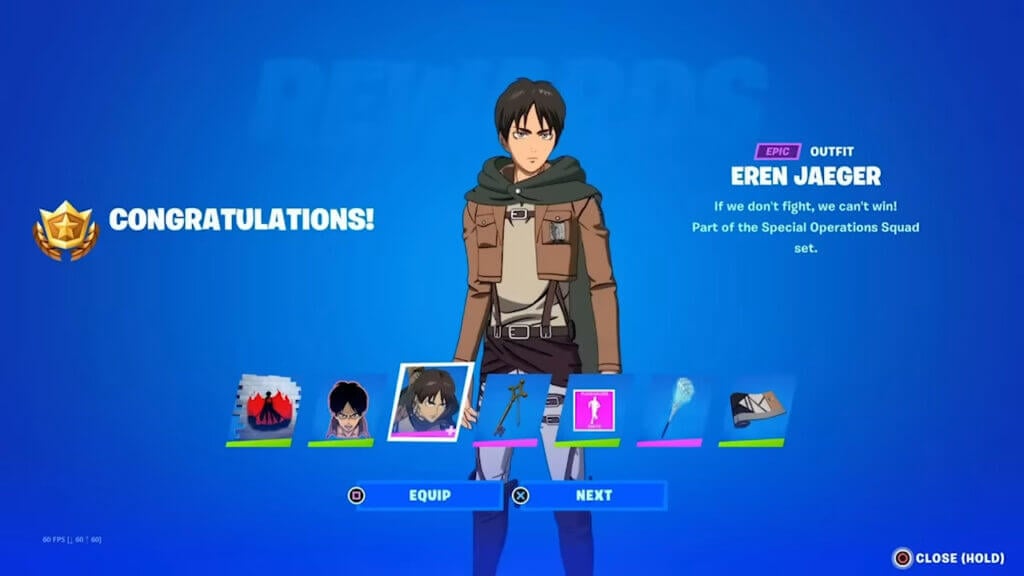 How to complete all Eren Jaeger challenges in Fortnite