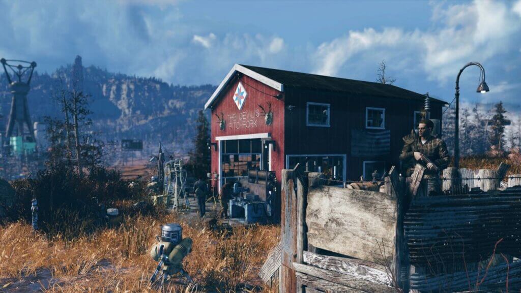 barn home camp in Fallout 76