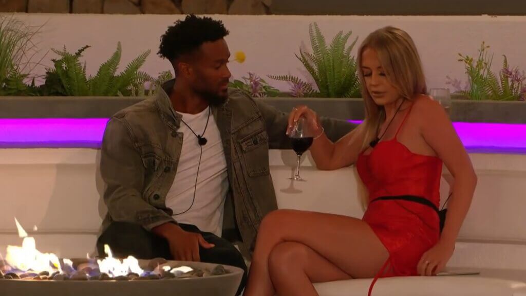 Faye Winter and Teddy Soares Love Island