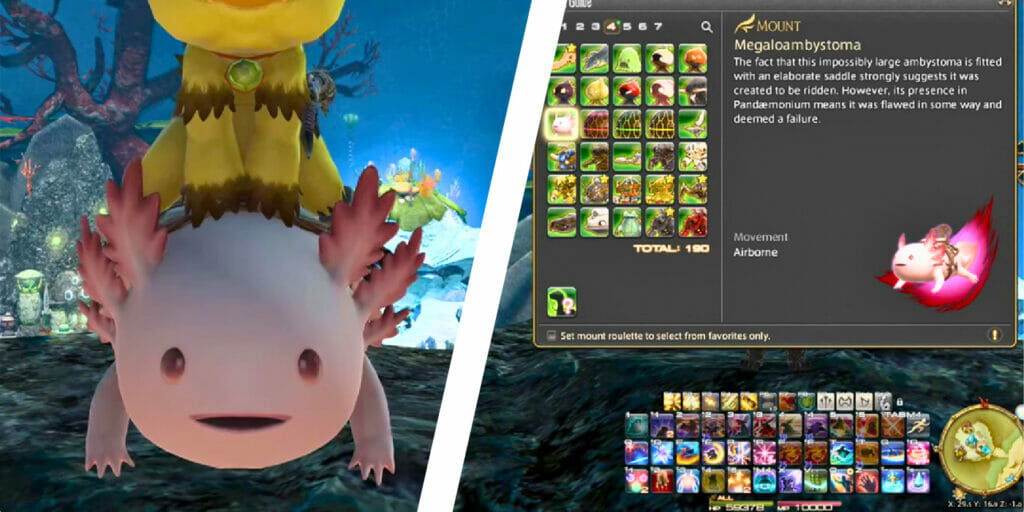 axolotl mount ffxiv