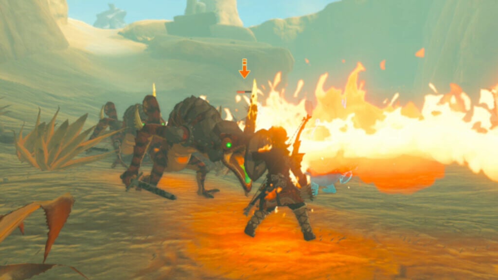 Fire Breath Lizalfos Totk