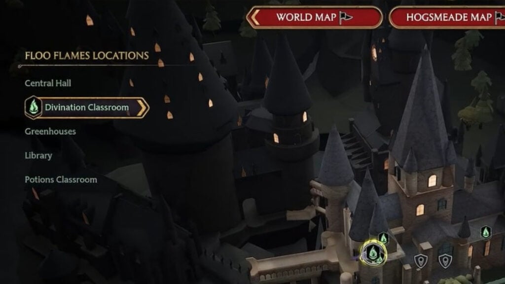 The Divination Classroom in Hogwarts Legacy