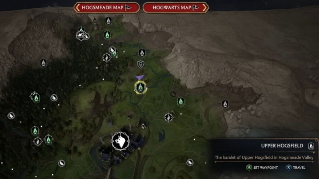 Upper Hogsfield in Hogwarts Legacy