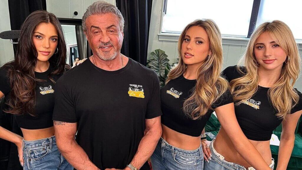 The Family Stallone's Sylvester Stallone and his daughters