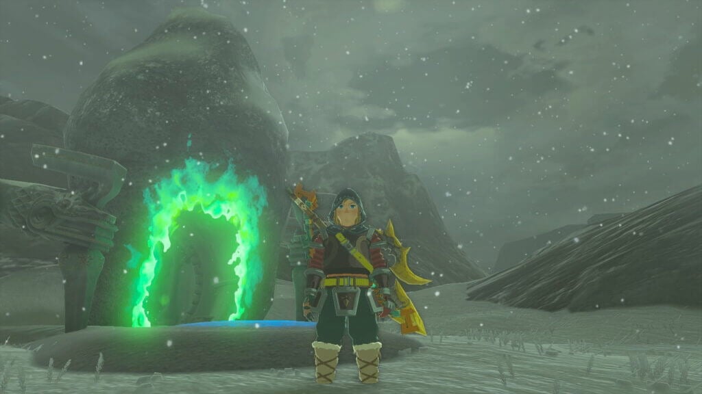 Tauyosipun Shrine Zelda Tears of the Kingdom Hebra Region Dungeon