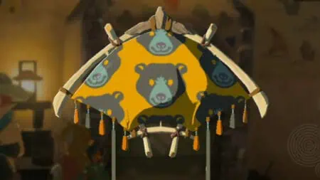 The Grizzlemaw Bear Glider from The Legend of Zelda Tears of the Kingdom