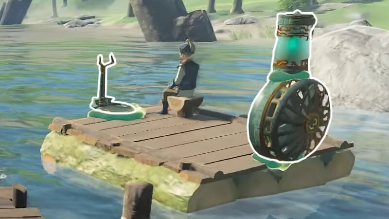 how to build a raft in missing farm tools in zelda tears of the kingdom