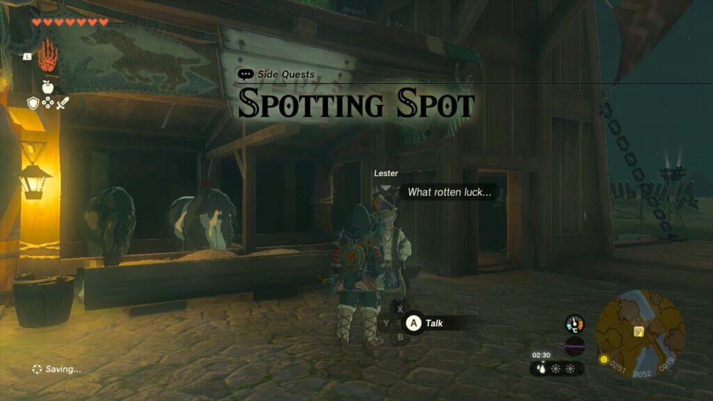 Spotting Spot in Tears of the Kingdom