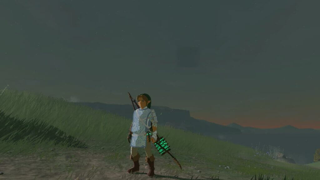 Link wearing the Mystic Robe in Tears of the Kingdom