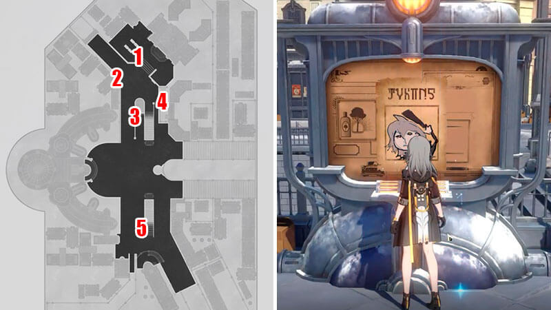 Honkai Star Rail: Wanted Poster Locations