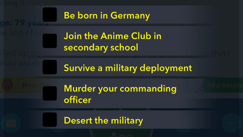 Attack Titan BitLife Tasks