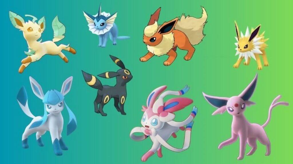 All Eevee evolutionn