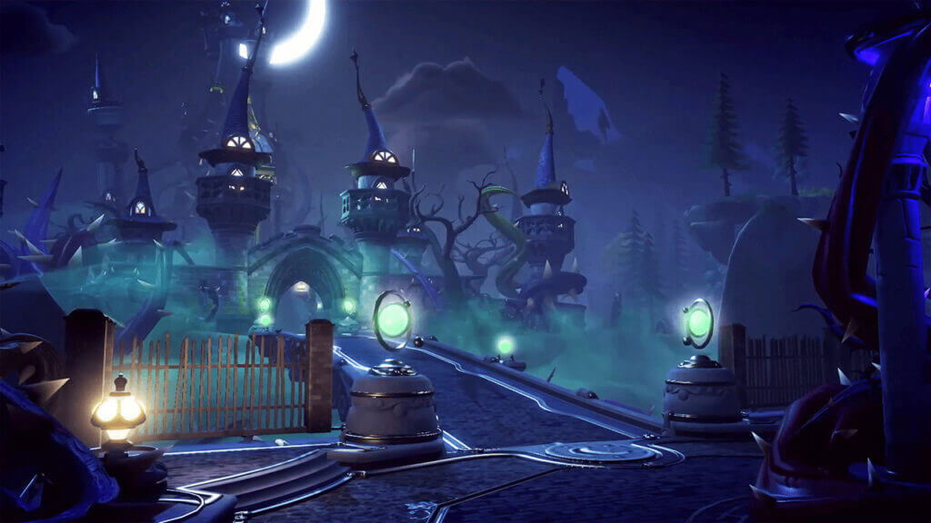 The Dark Castle in Dreamlight Valley World