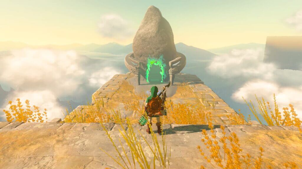 The Natak Shrine in the Sokkala Sky Crystal side quest in Tears of the Kingdom