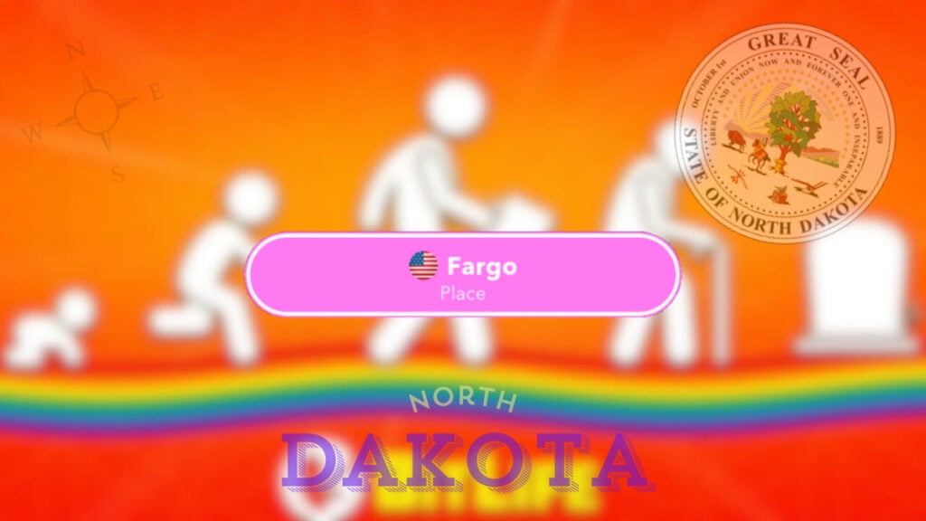 north dakota city bitlife