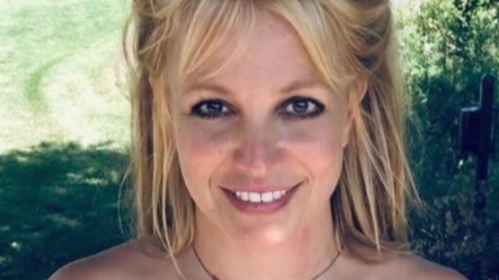 Britney Spears smiling