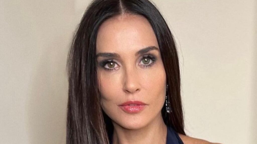 Demi Moore close up