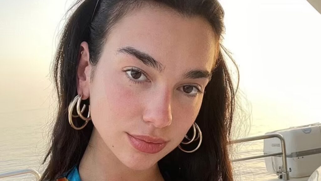 Dua Lipa close up