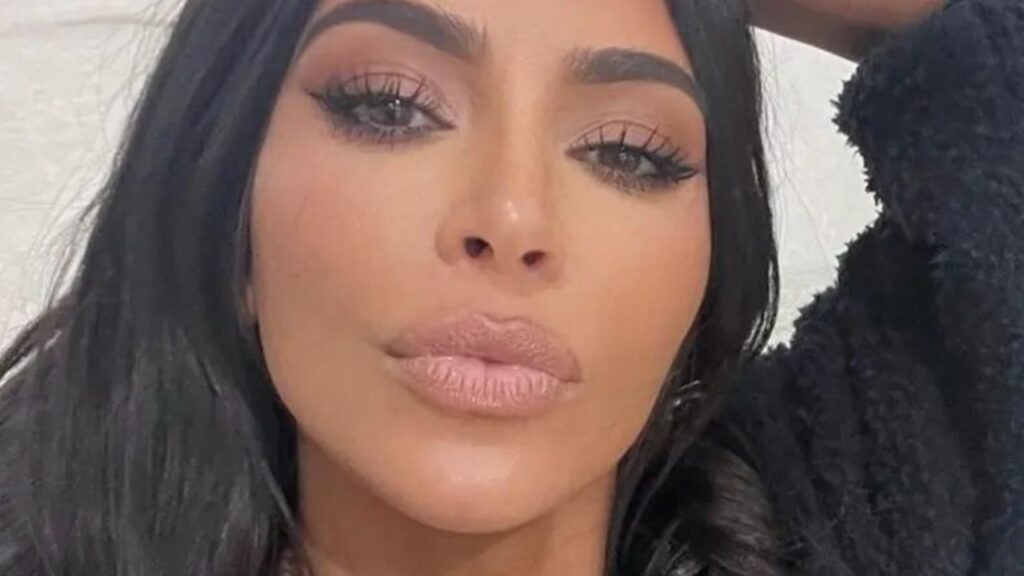 Kim Kardashian close up